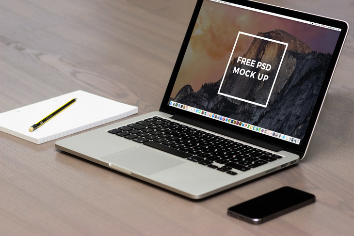 Download 2 Free PSD Macbook Pro Mockup - Free PSD File