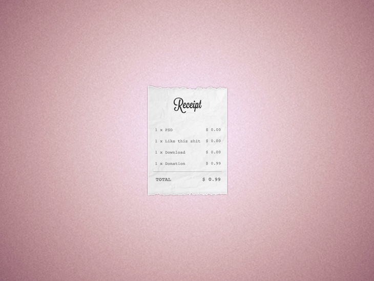 Receipt Template