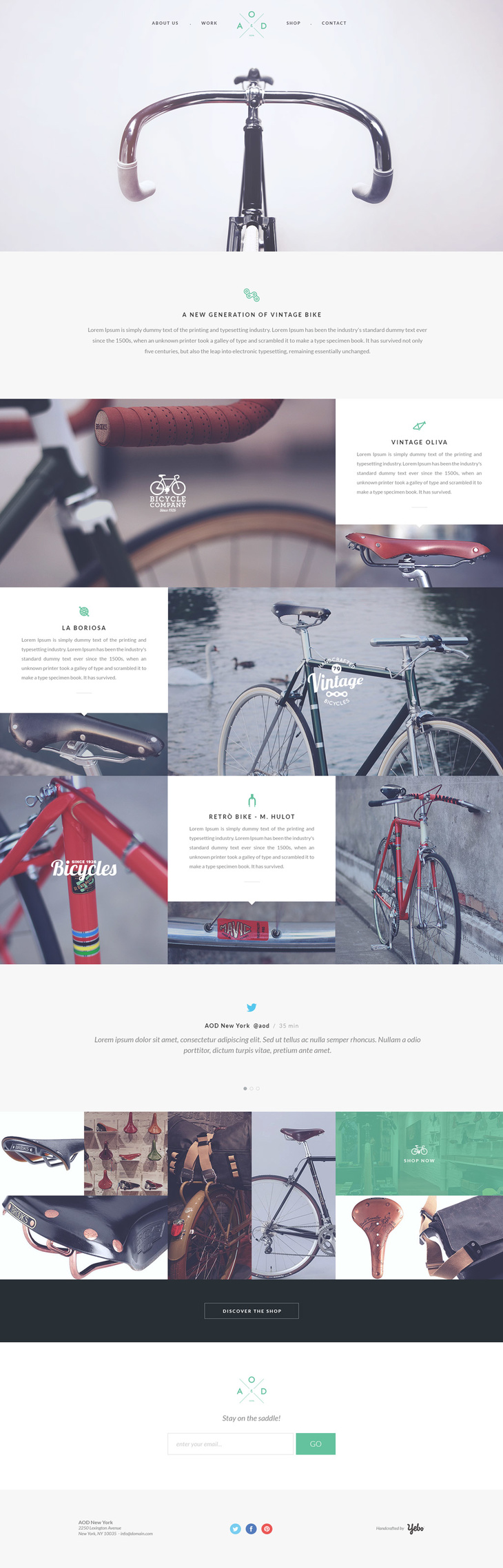 OnePage PSD Template
