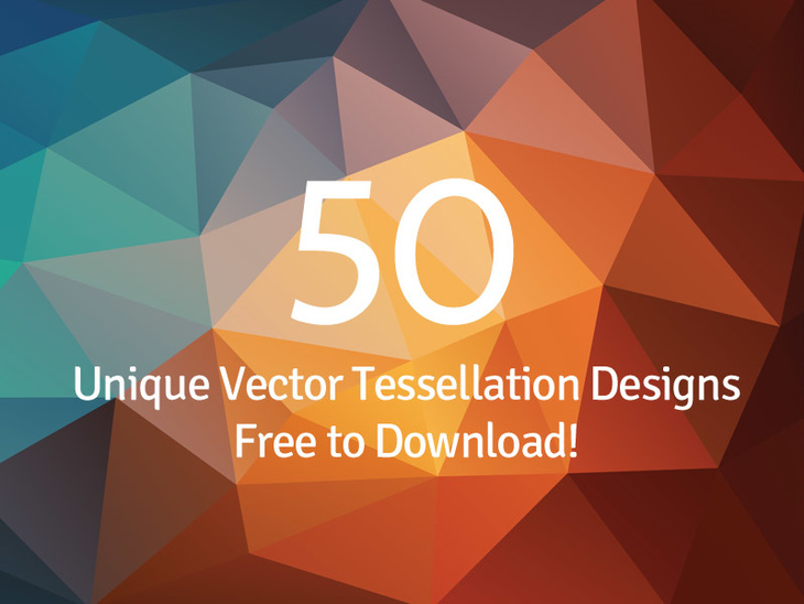 50 Vector Polygon Backgrounds