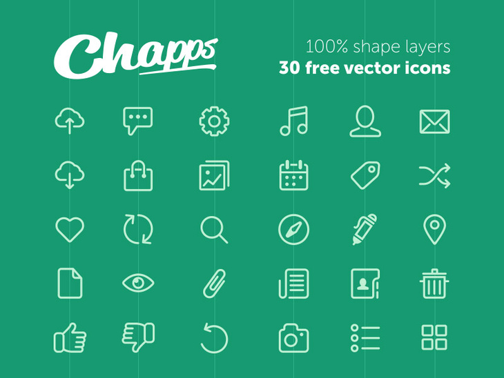 30 Free Outline Icons