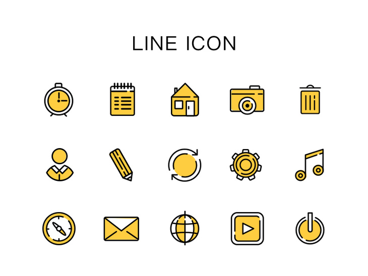 15 Line Icons