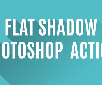 Flat Shadow - Photoshop Action