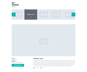 Free One Page PSD