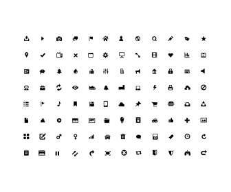 Glyphs Icon Set