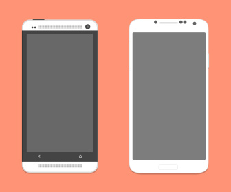 HTC One and Galaxy S4 Mockup