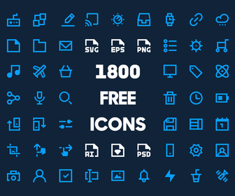 1800 Free Icons