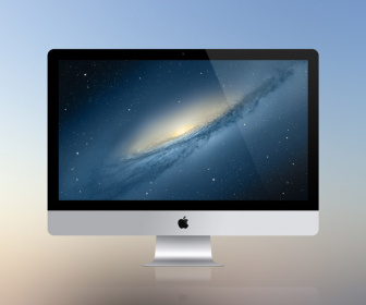 iMac 2012 Free PSD