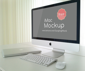 Free PSD iMac Mockup