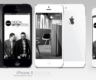 Free Vector iPhone 5 PSD