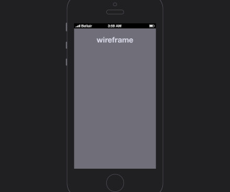 iPhone 5 Wireframe