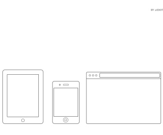 Minimal iOS & Browser Frames