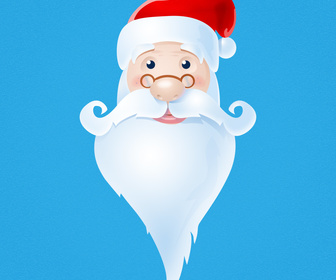 Santa Claus free PSD Icon 