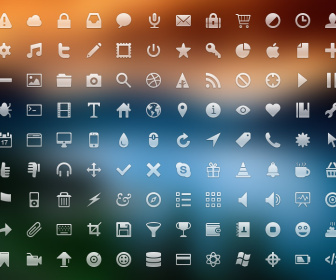 Simple Icons Free PSD 