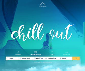 Camping Website Template