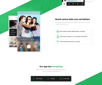 Free Web and Mobile PSD Template
